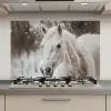 Paard - Wit - Winter - Natuur - Sneeuw - Dieren keuken achterwand spatscherm klein -3d_website