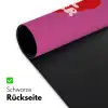 Girl power - Hart - Roze - Rood Muismat XXL klein -ysfeer2_duits