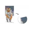 Tijger - Landschap - Sneeuw - Winter - Dieren fotobehang vinyl groot -3d