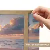 Zonsondergang - Zee - Strand - Duinen - Natuur Light Box met batterij (Wandlamp) middel -USP_websiteprintNL
