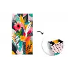 Schilderij - Abstract - Bloemen - Roze fotobehang vinyl groot -3d