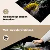 Ananas - Fruit - Water - Planten - Zwart Inductie beschemer met haakjes middel -ky-schoon-nl