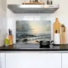 Strand - Zee - Zonsondergang Inductie beschemer met haakjes klein -sfeer2