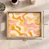 Abstract - Golvend - Oranje Dienblad Rechthoek middel -USP_Formaat