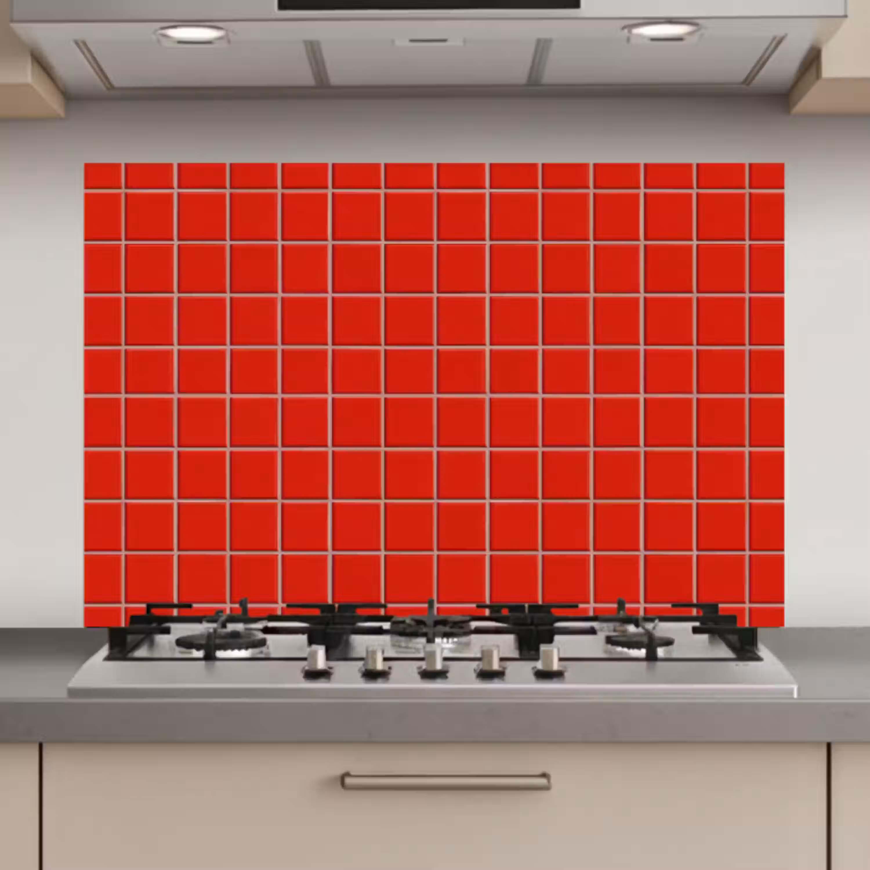 Tegel - Patroon - Kersen - Rood keuken achterwand spatscherm klein 900 -3d_website