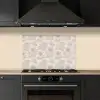 Bloemen - Beige - Planten - Vintage keuken achterwand spatscherm klein -sfeer1