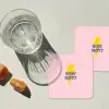 Why not - Bliksem - Roze onderzetter kurk middel -sfeer4