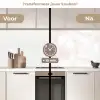 Wolkenstructuur - Roze - Marmer keuken achterwand 2 middel 871 -voor-na2_NL