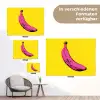 Banaan - Grafisch - Geel tuinposter los doek klein -Xsfeer9_DE