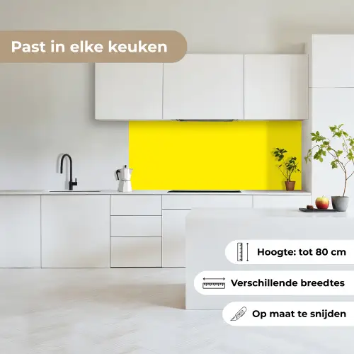 Geel - Citroen - Neon - Kleuren keuken achterwand 2 middel 871 -sfeer4_NL