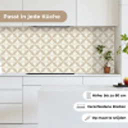 Patroon - Klassiek - Beige keuken achterwand 2 middel 871 -sfeer4_DE