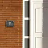 Donker hout - Modern Naambord Rechthoek middel -sfeer3-rechthoek-S