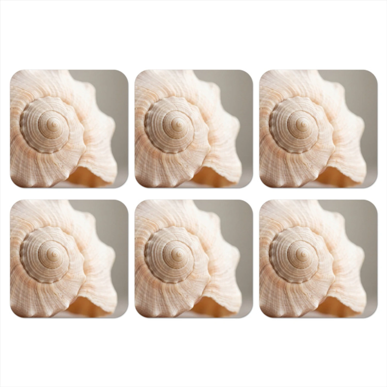 Onderzetters - Schelp - Detail - Beige | Topdoek.nl