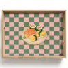 Sushi - Bord - Geblokt - Groen Dienblad Rechthoek middel -z3d_shopping