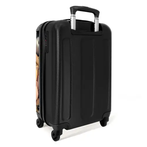 Oranje Katjes Koffer - NBS - Handbagage middel -achterkant