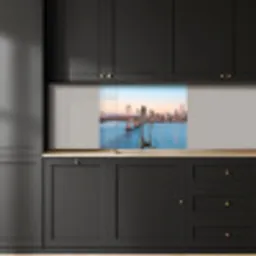 Water - Brug - Skyline - Modern keuken achterwand 2 middel -sfeer1