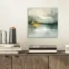Groen - Modern - Abstract - Goud aluminium wit klein -sfeer1