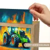 Abstract - Tractor - Groen Light Box met kabel (Kinderlampje) klein -USP_websiteprintNL