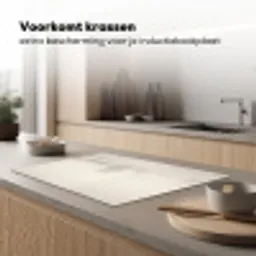 Boom - Mist - Sneeuw - Winter - Minimalistisch Inductie beschermer vinyl 3mm klein -sfeer1