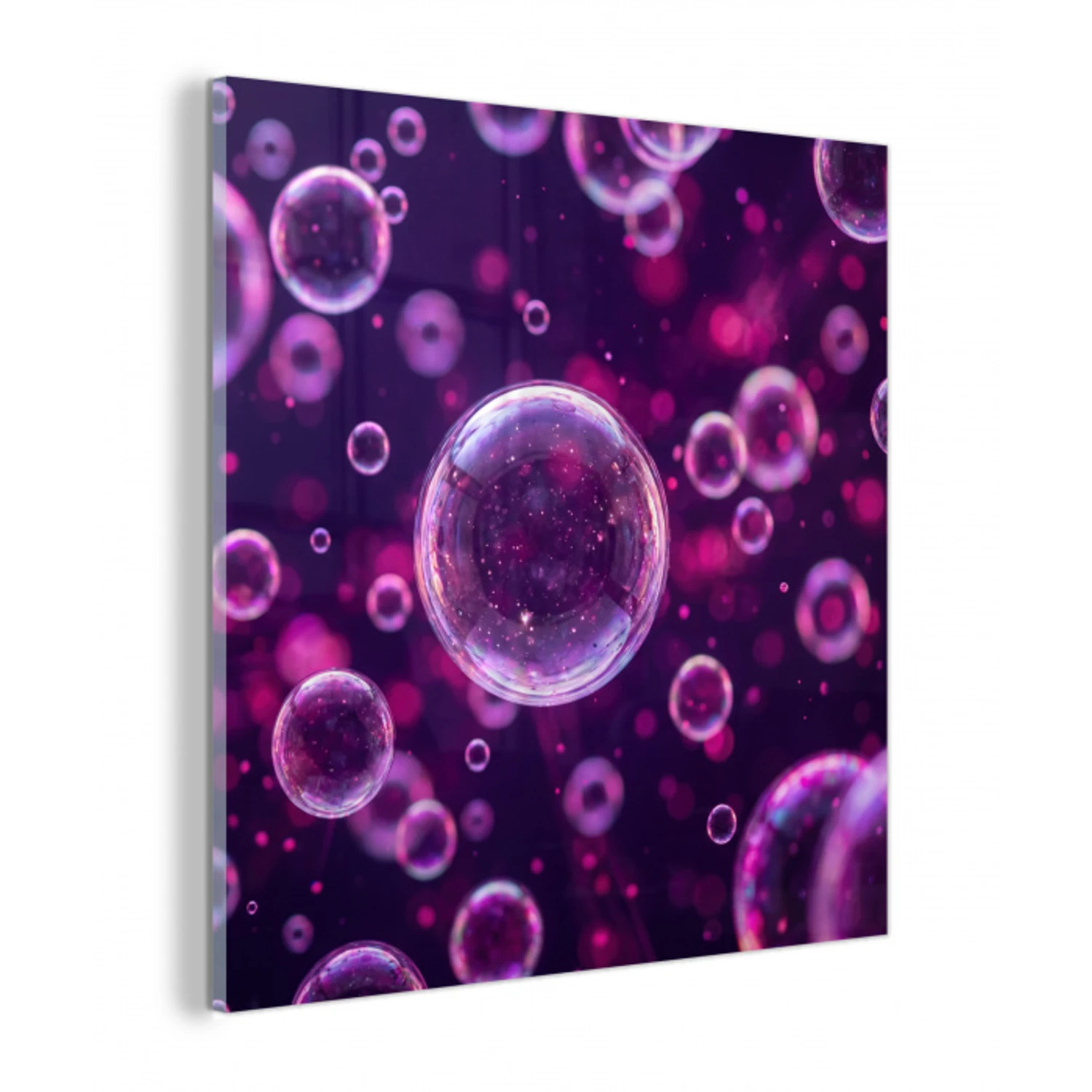 Paars - Bubbels - Schuim plexiglas 5mm klein -z3d