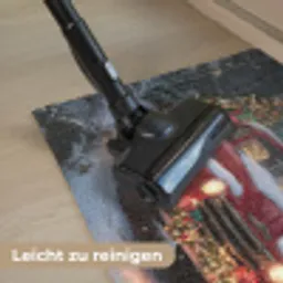 Kersttruck - Sneeuwbos - Rood Deurmat klein -reinigen_DE