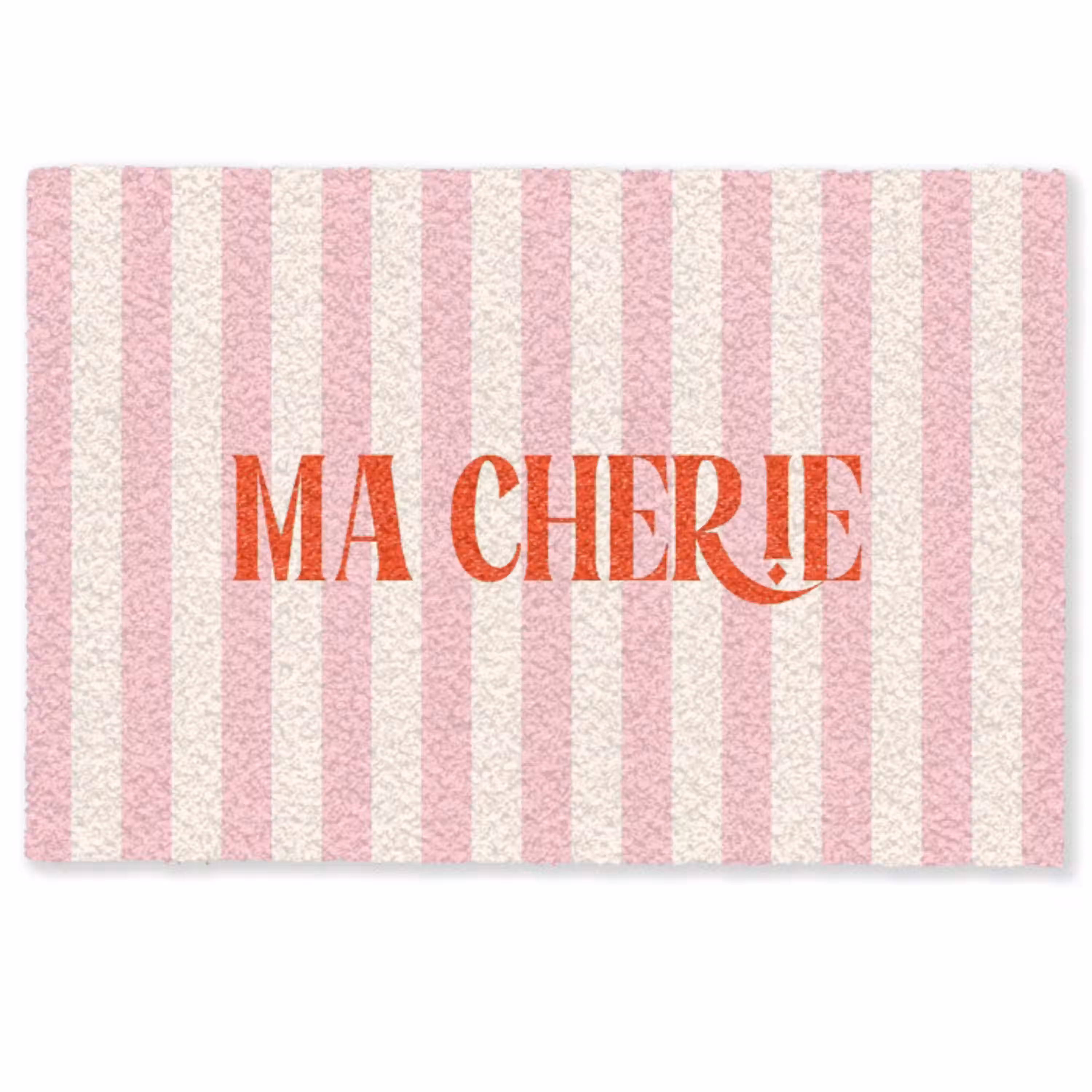 Zachtroze - Rood - Strepen - Ma Cherie Deurmat klein -zkaufland3d