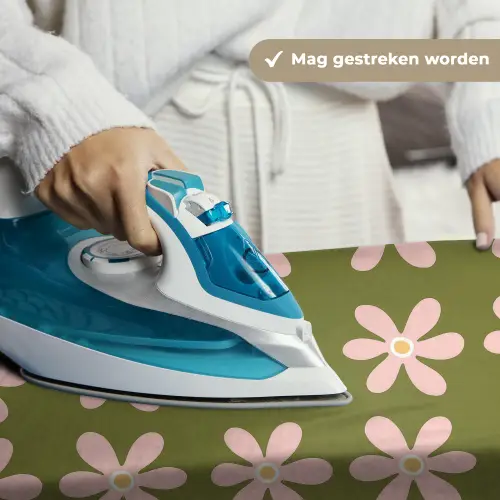 Bloem - Modern - Groen Wandkleed katoen klein 269 -sfeer9