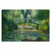 Brug - Hout - Vijver - Waterlelies Placemat vinyl groot -zzsfeer1_Kitchenyeah-website