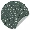 Terrazzo -  Patroon - Kleurrijk - Groen Wandcirkel behangsticker klein 186 -3d