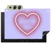 I liked it so it's mine - Neon hart - Paars Inductie beschemer met haakjes klein -3d