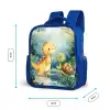 Dino - Schildpad - Jungle Kinderrugzak - Blauw middel -productfoto_formaten