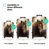Koffer - Paard - Dieren - Bloemen - Bos - Vlinder NBS - Handbagage koffer - Kinderen Unisex middel zzzzzzVergelijking_3EN