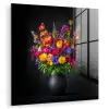 Felgekleurd - Bloemen - Vaas plexiglas 5mm klein -zzzproduct_nieuw