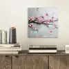 Bloesem - Kunstzinnig - Roze - Sakura aluminium wit klein -sfeer1