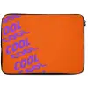 Cool - Paars - Oranje laptophoes neopreen klein -zkaufland3dotto