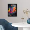 Abstract - Graffiti - Kleurrijk - Verfspatten fotolijst zwart zonder passe partout klein -sfeer4
