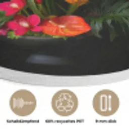 Boeket - Bloemen - Exotisch Akoestische PET Vilt - Rond klein -closeup_DE