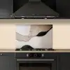 Contourlijnen - Abstracte landschap keuken achterwand spatscherm klein -sfeer1