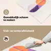 Cirkels - Abstract - Paars Inductie beschemer met haakjes klein -ky-schoon-nl