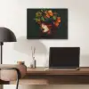 Vrouw - Rood - Groen - Druiven PET vilt klein -sfeer5