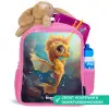 Oranje zeepaardje in het water Kinderrugzak - Roze middel -inhoud_NL