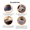 Tijger - Roze - Bladeren - Jungle Inductie beschermer vinyl 3mm klein -zzzzzzz-td-werking