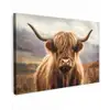 Schotse hooglander - Landschap - Dier canvas 2cm klein -z3d