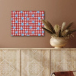 Ruit - Sterren - Rood PET vilt klein 837 -sfeer4