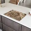 Gezichtje - Zon - Zand - Getekend Inductie beschermer vinyl 3mm klein -sfeer8