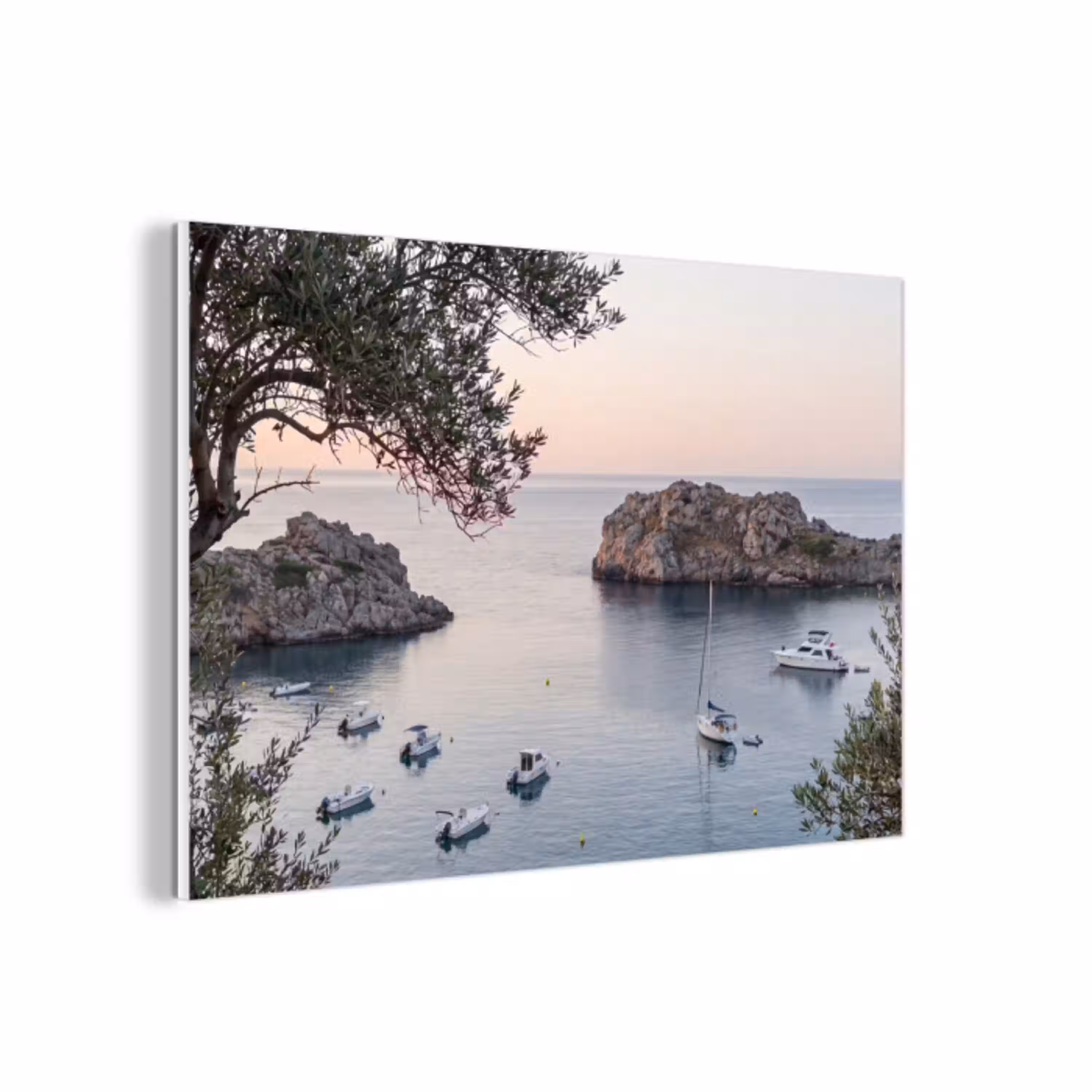 Baai - boten - zonsondergang forex 5mm xxl -3d