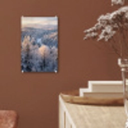 Bos - Bergen - Goud - Winter - Warm plexiglas 5mm klein -sfeer5