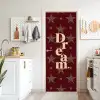 Sterren - Luipaardprint - Dream - Bordeaux deurposter klein -sfeer5