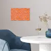 Retro - Golvend - Oranje poster papier klein 62 -sfeer3