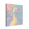 Eend - Zonnebril - Water aluminium wit klein -3d